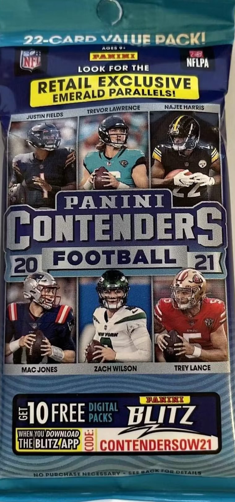 Panini Football 2021 Contenders Jumbo Pack