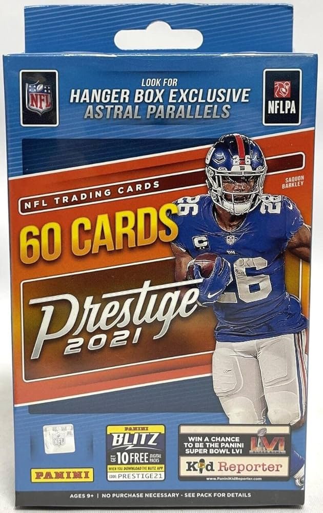 Panini Football 2021 Prestige Hanger Box