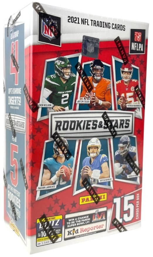 Panini Football 2021 Rookies And Stars Cereal Box