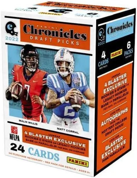 Panini Football 2022 Chronicles Blaster Box