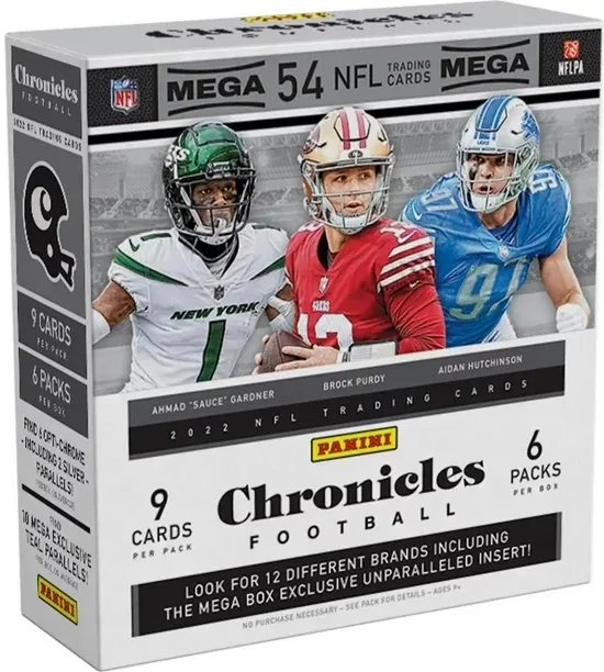 Panini Football 2022 Chronicles Mega Box