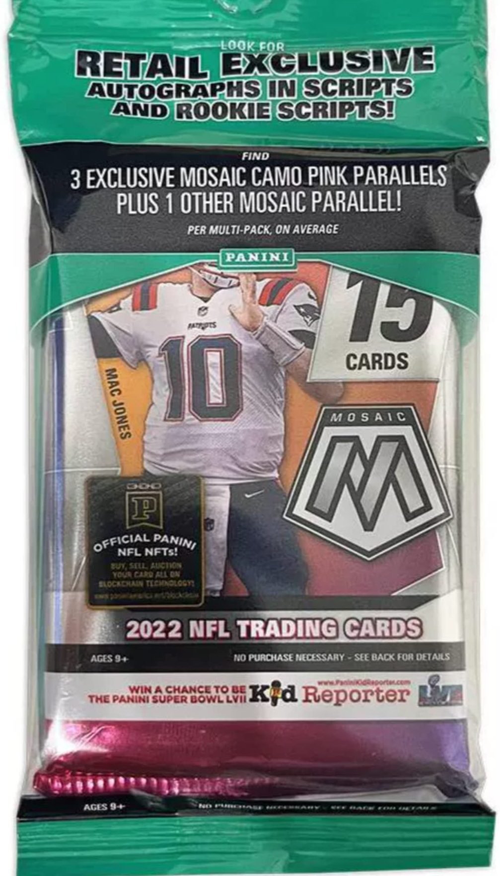 Panini Football 2022 Mosaic Cello Pack