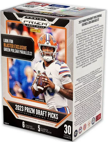 2023 Panini Football NFL Prizm Draft Picks Blaster Box