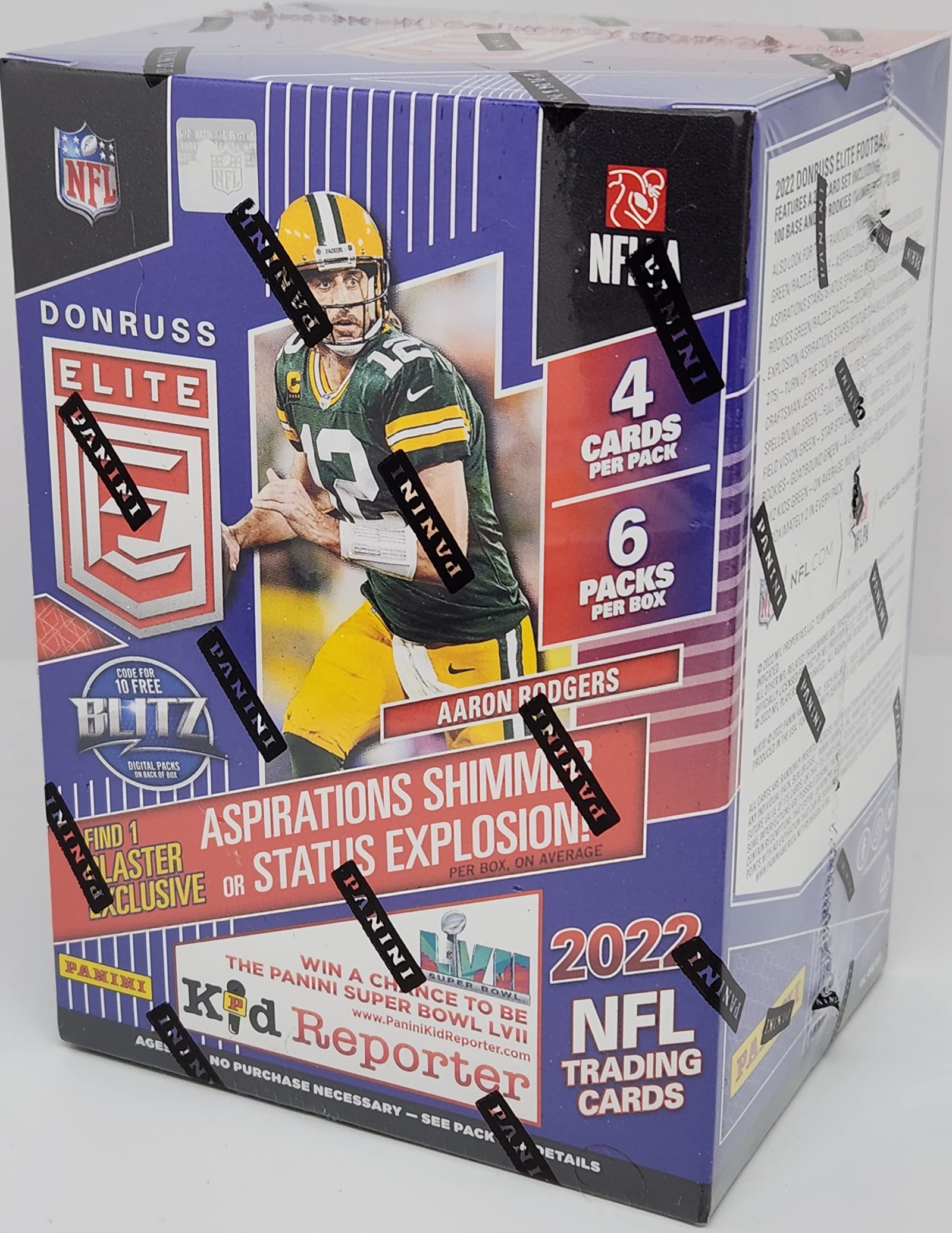 2022 Panini Football Donruss Elite Blaster Box