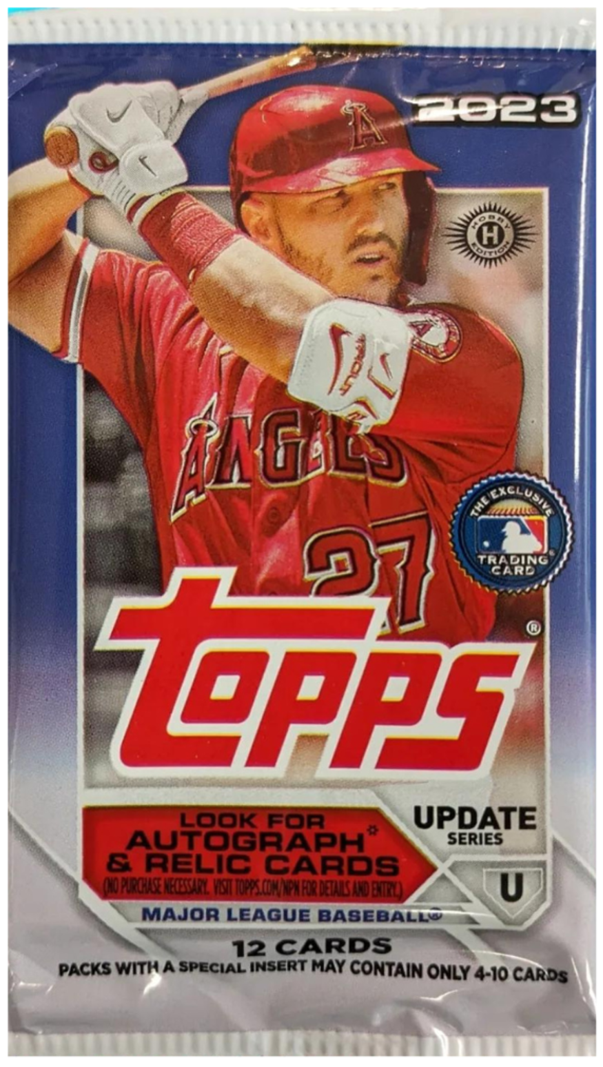 topps baseball 2023 update series hobby pack